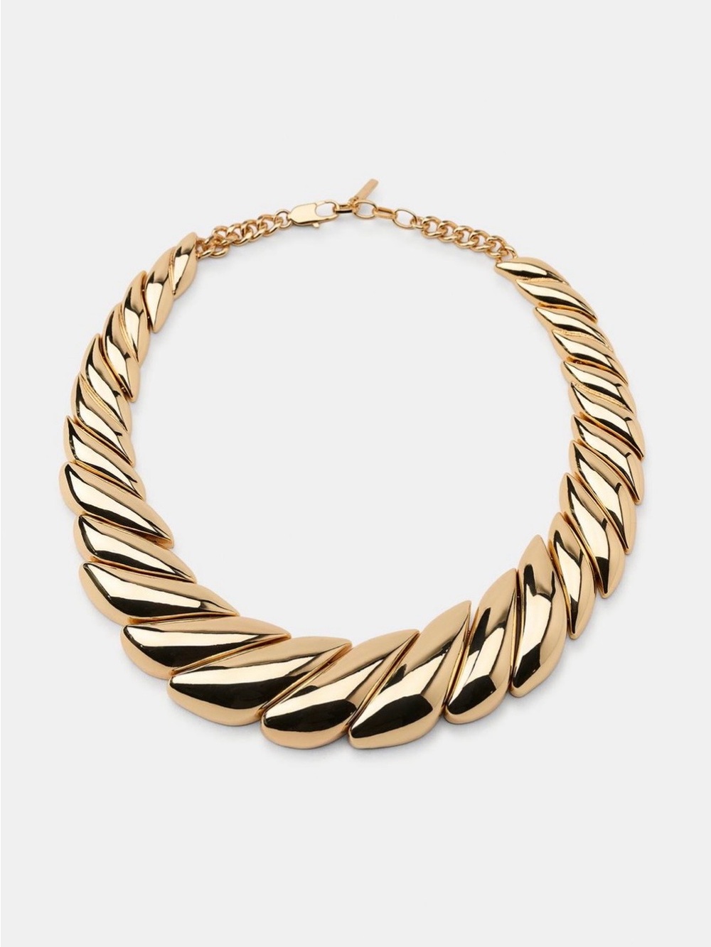 Zara Chunky Golden Metal Pieces Necklace. Brand new!